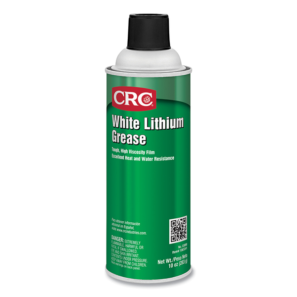 ORS125-03080 CRC 10 OZ. WHITE LITHIUM GREASE